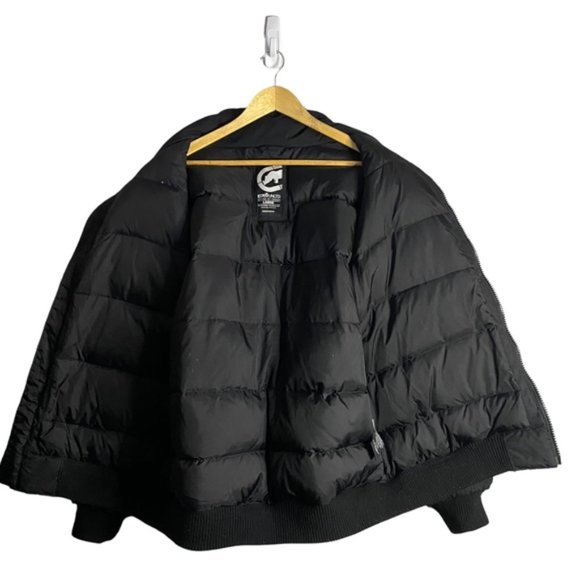 Ecko Unltd Men's Black Solid Full Zip Winter Wear Bomber Jacket - Picture 10 of 12